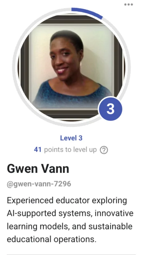 Gwen's profile